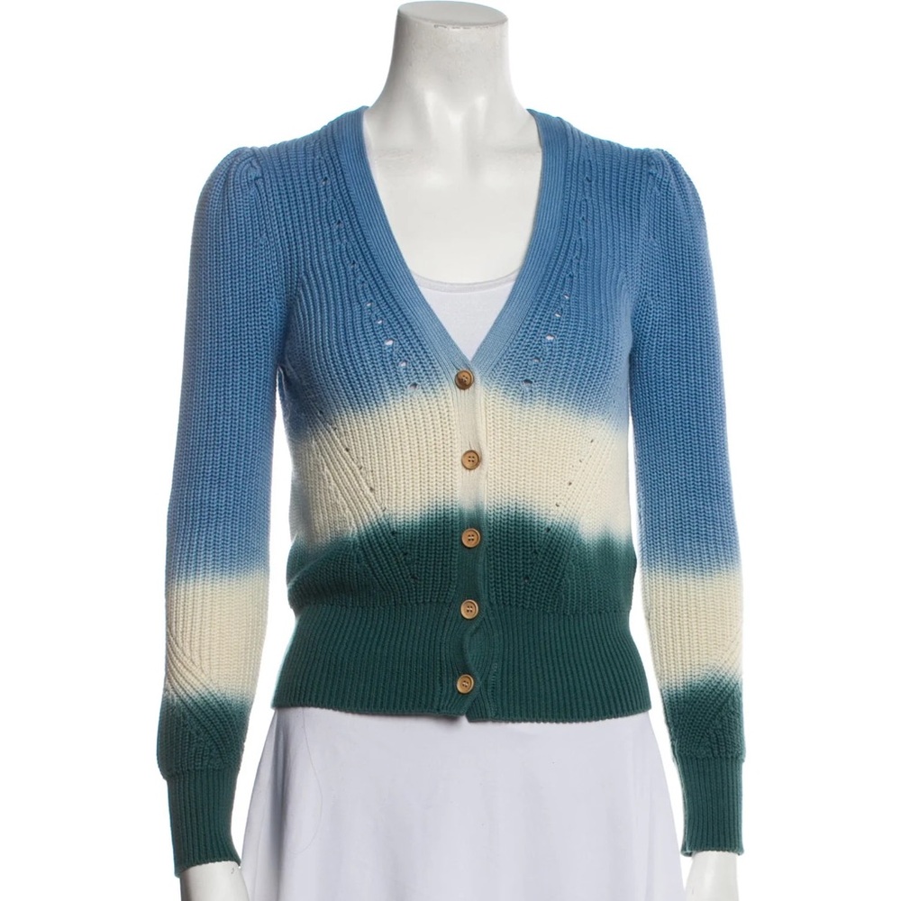 Veronica Beard Pattern Block Plunge Neckline Card… - image 3